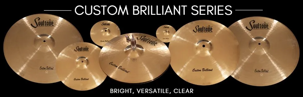 Custom Brilliant series cymbals