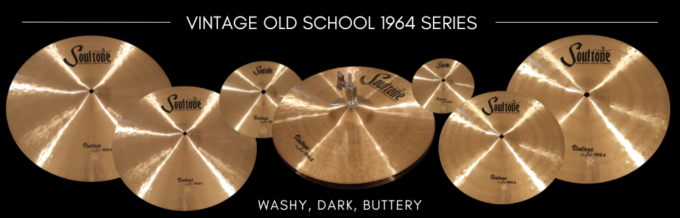 Vintage Old School 1964 series cymbals